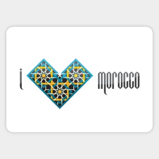 I Love Morocco Sticker